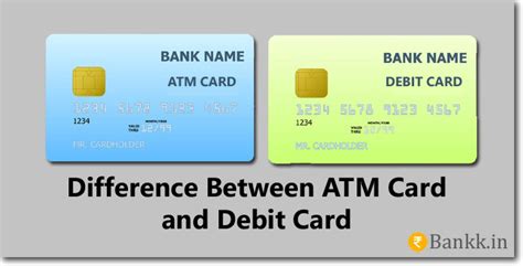 debit card vs atm difference